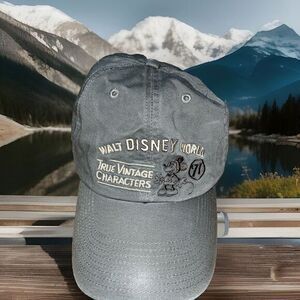 Walt Disney‎ World True Vintage Characters Mickey Mouse 77 Hat Adjustable